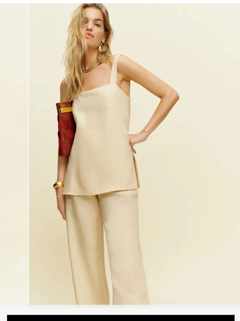 Reformation Kristen Linen Two Piece